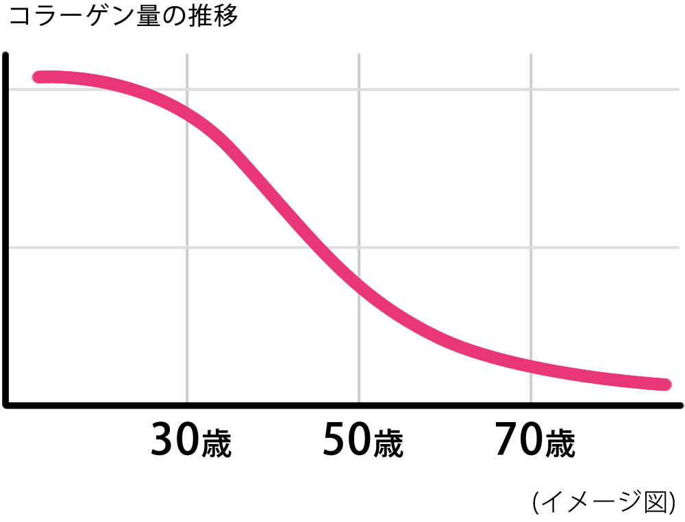 コラーゲン量の推移