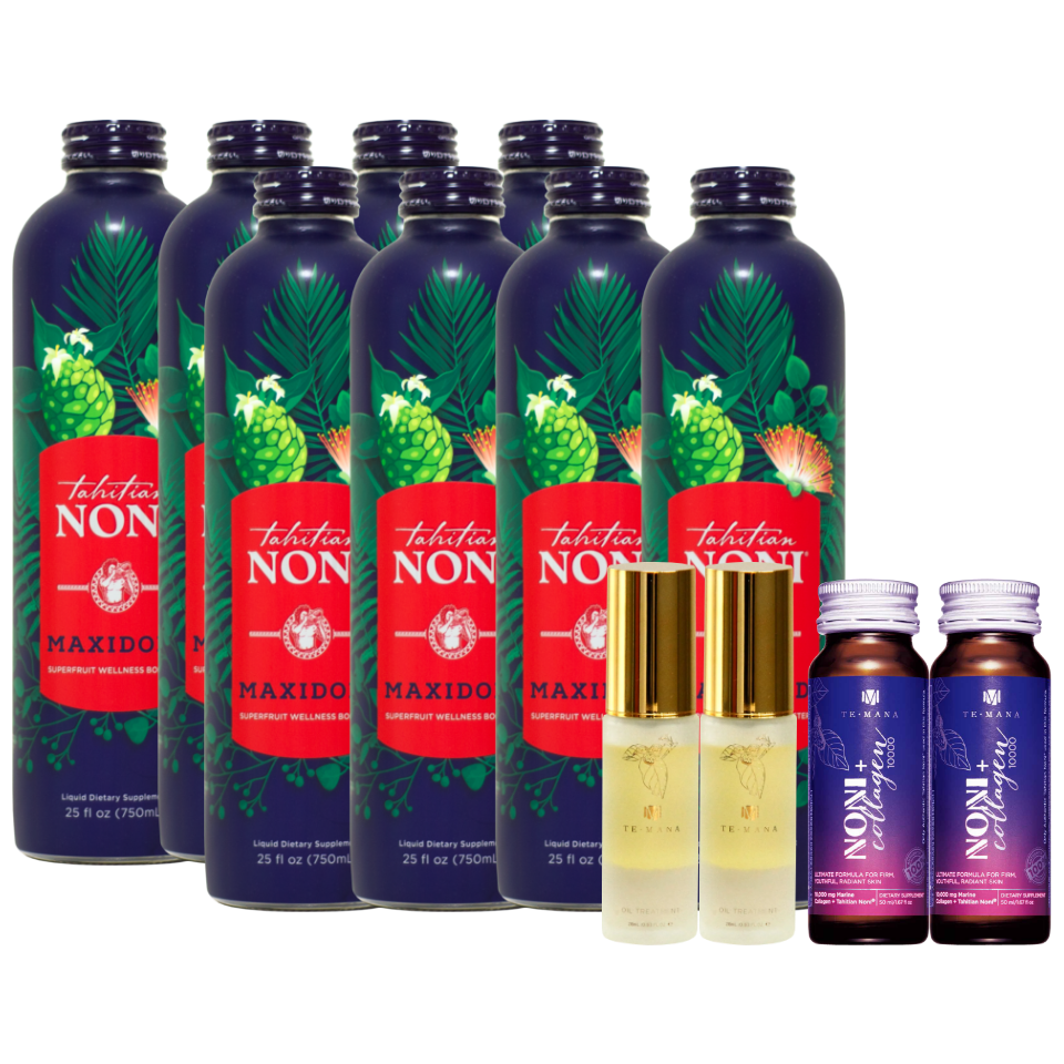 マキシドイド8本＋テマナ オイルトリートメント 2本＋テマナ ノニコラーゲン 2本